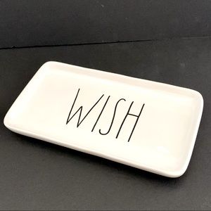 Rae Dunn WISH Ceramic Tray